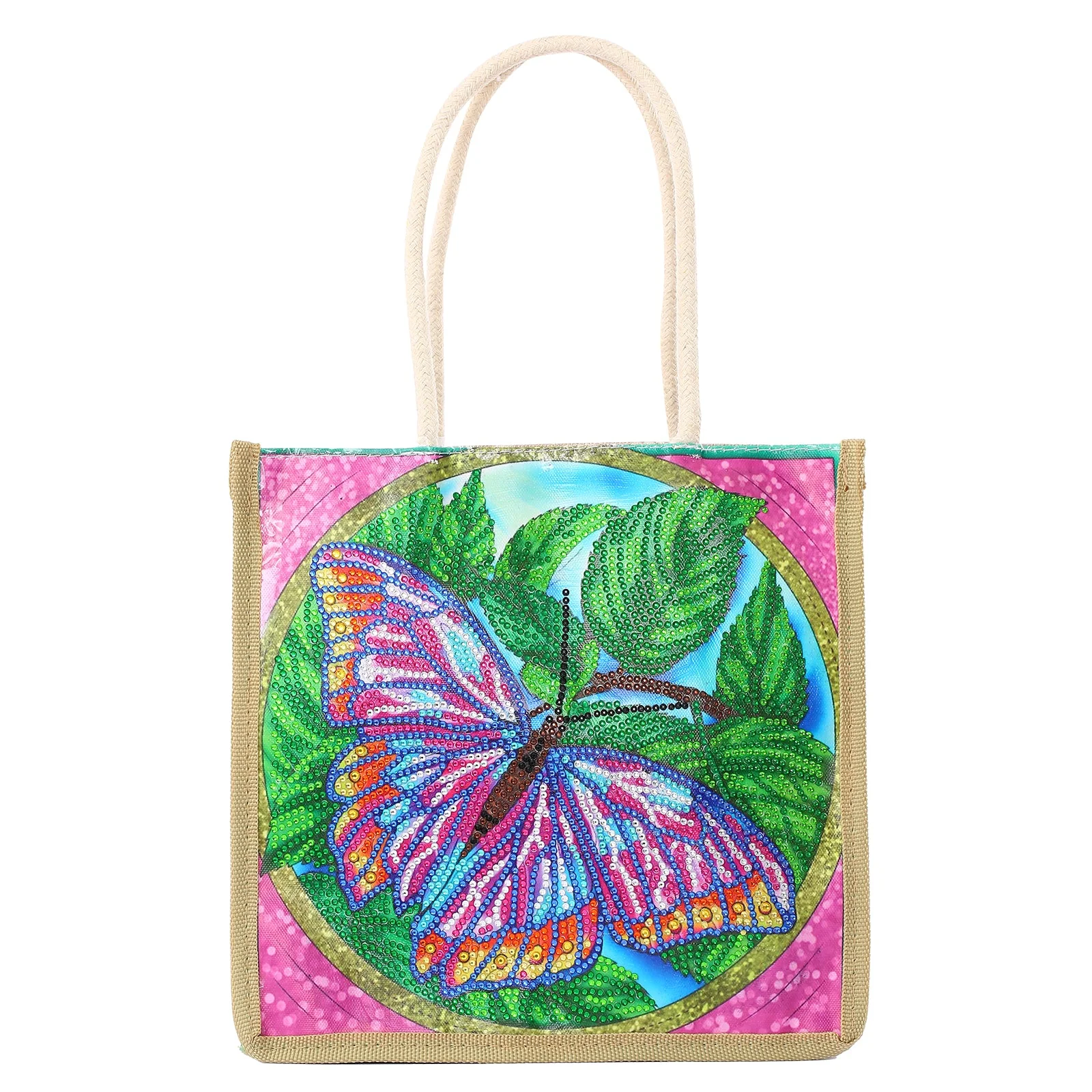 Gorgeous Butterfly - Diamond Painting Shopping Bag