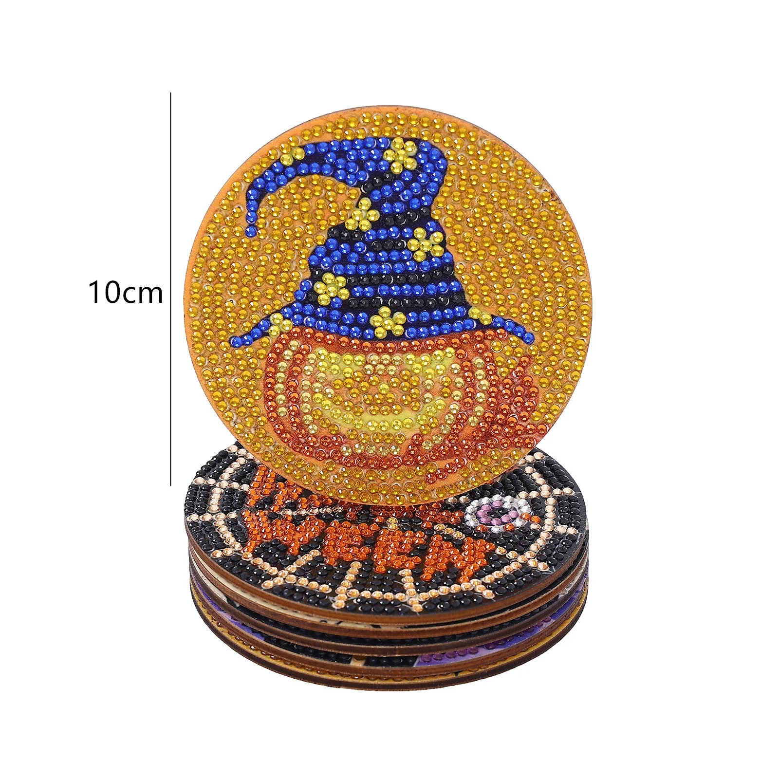 Happy Halloween Diamond Painting Coasters - Image 4
