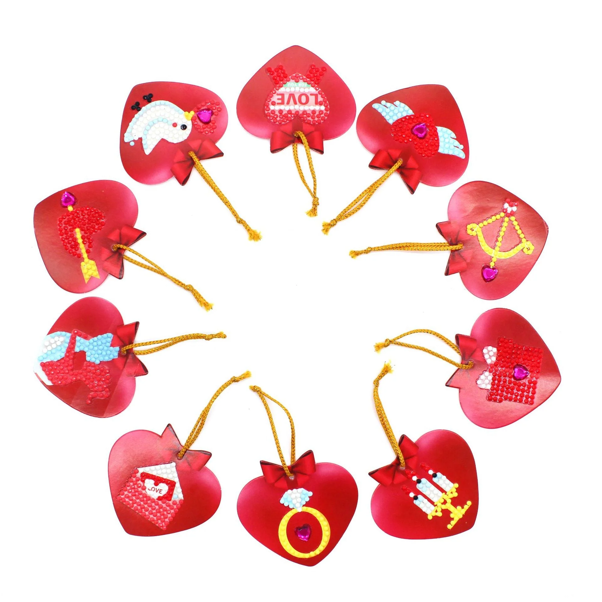 Heart Shaped Charms for Christmas Gifts - Image 2