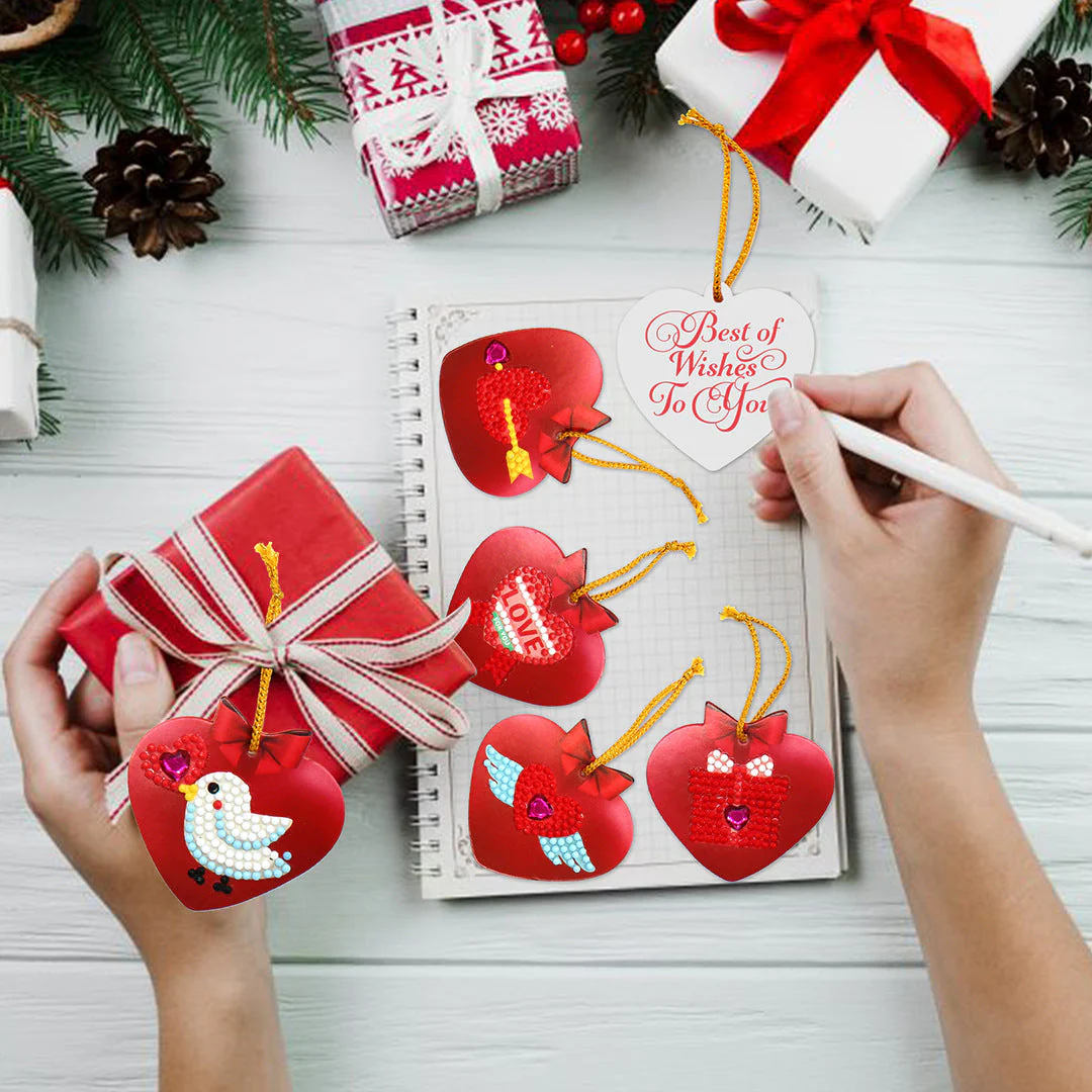 Heart Shaped Charms for Christmas Gifts - Image 4