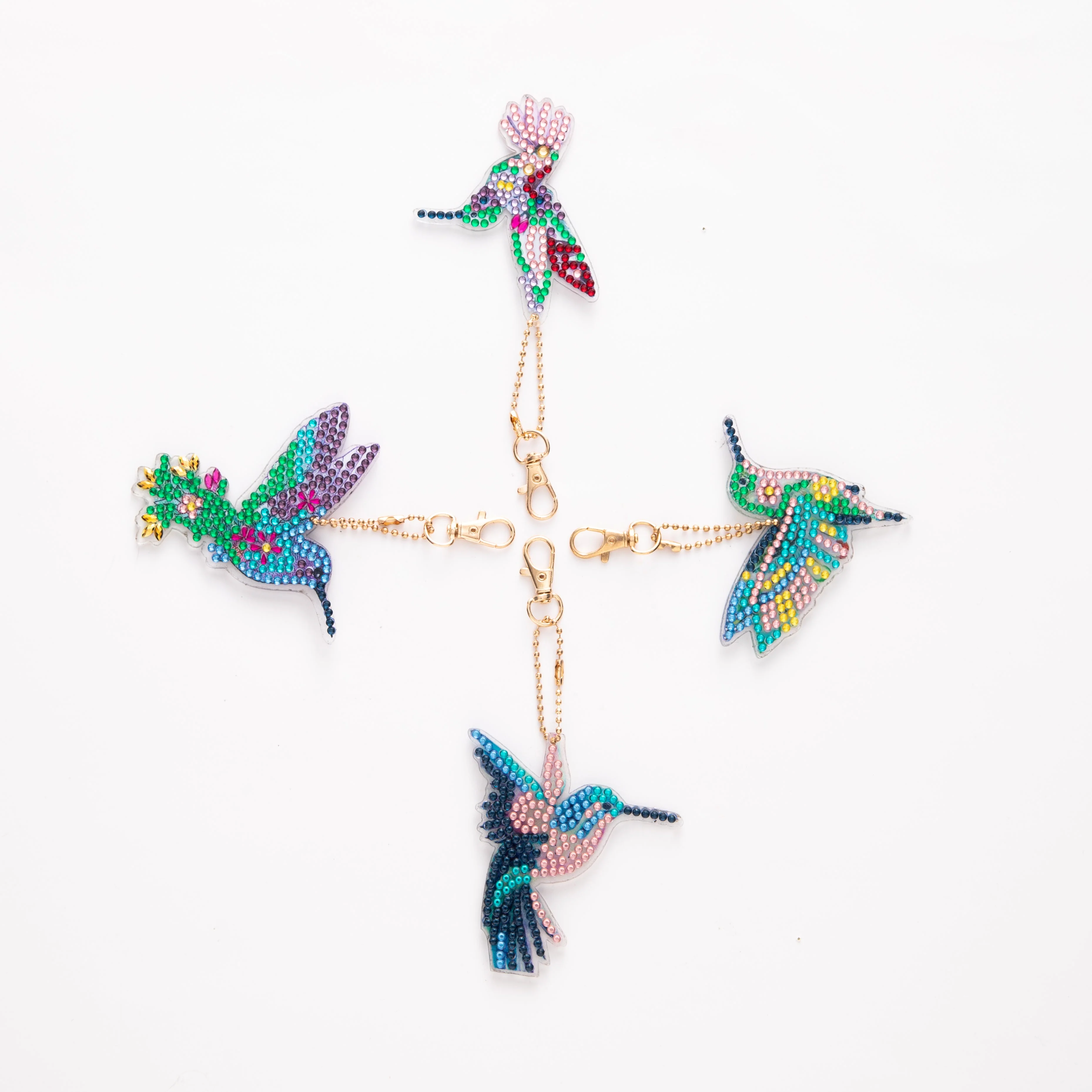 Humming Birds - Diamond Painting Keychains - Image 2