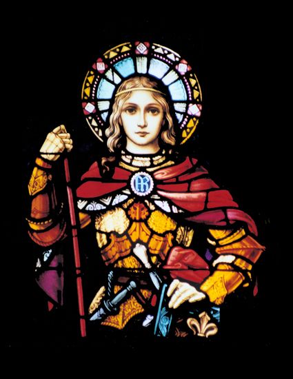 Joan of Arc Stained Glass - Diamond Painting