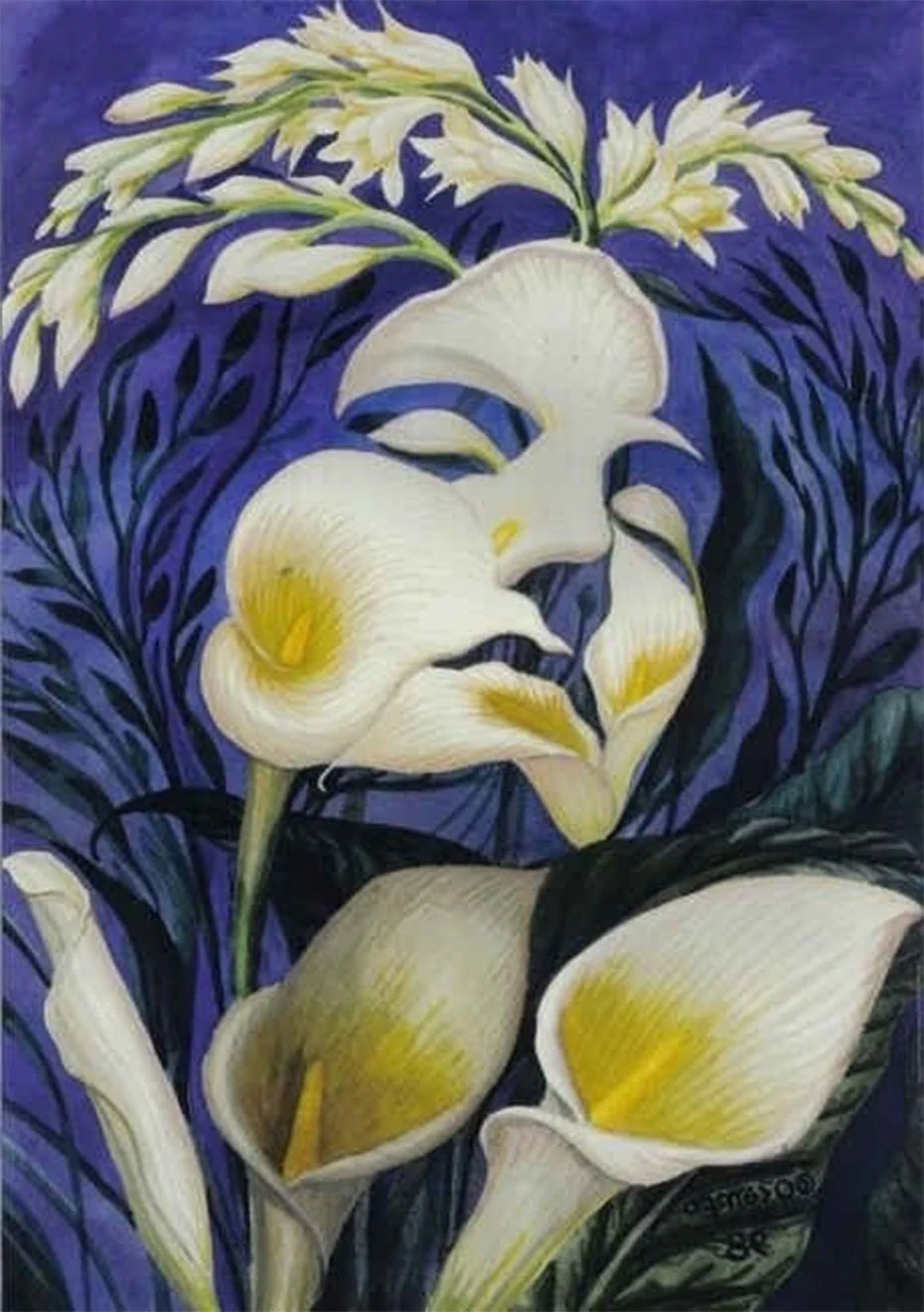 Lady & Flowers Art DIY Diamond Painting