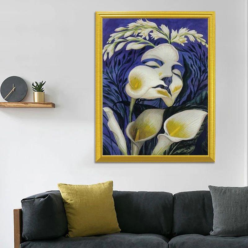 Lady & Flowers Art DIY Diamond Painting - Image 2