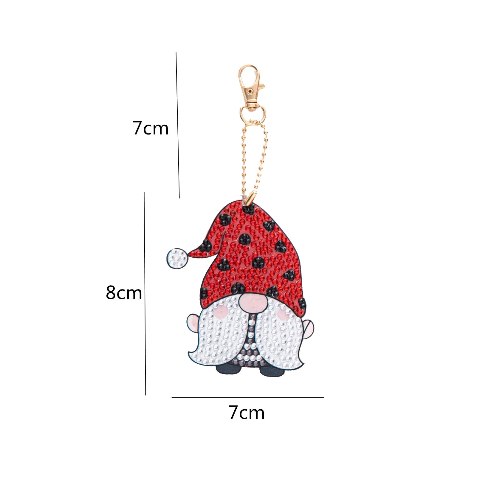 Ladybug Gnome - Diamond Painting Keychains - Image 3
