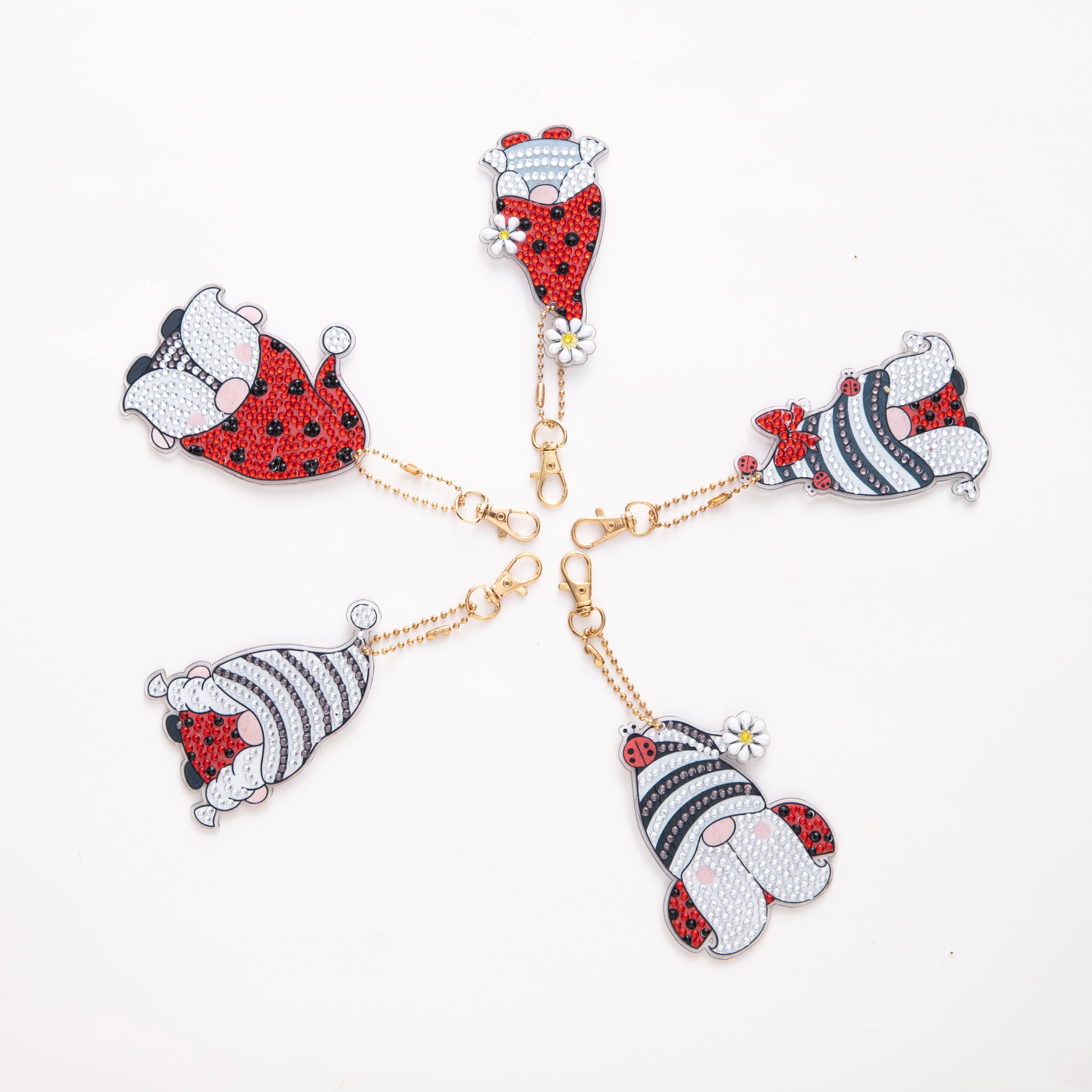 Ladybug Gnome - Diamond Painting Keychains - Image 4