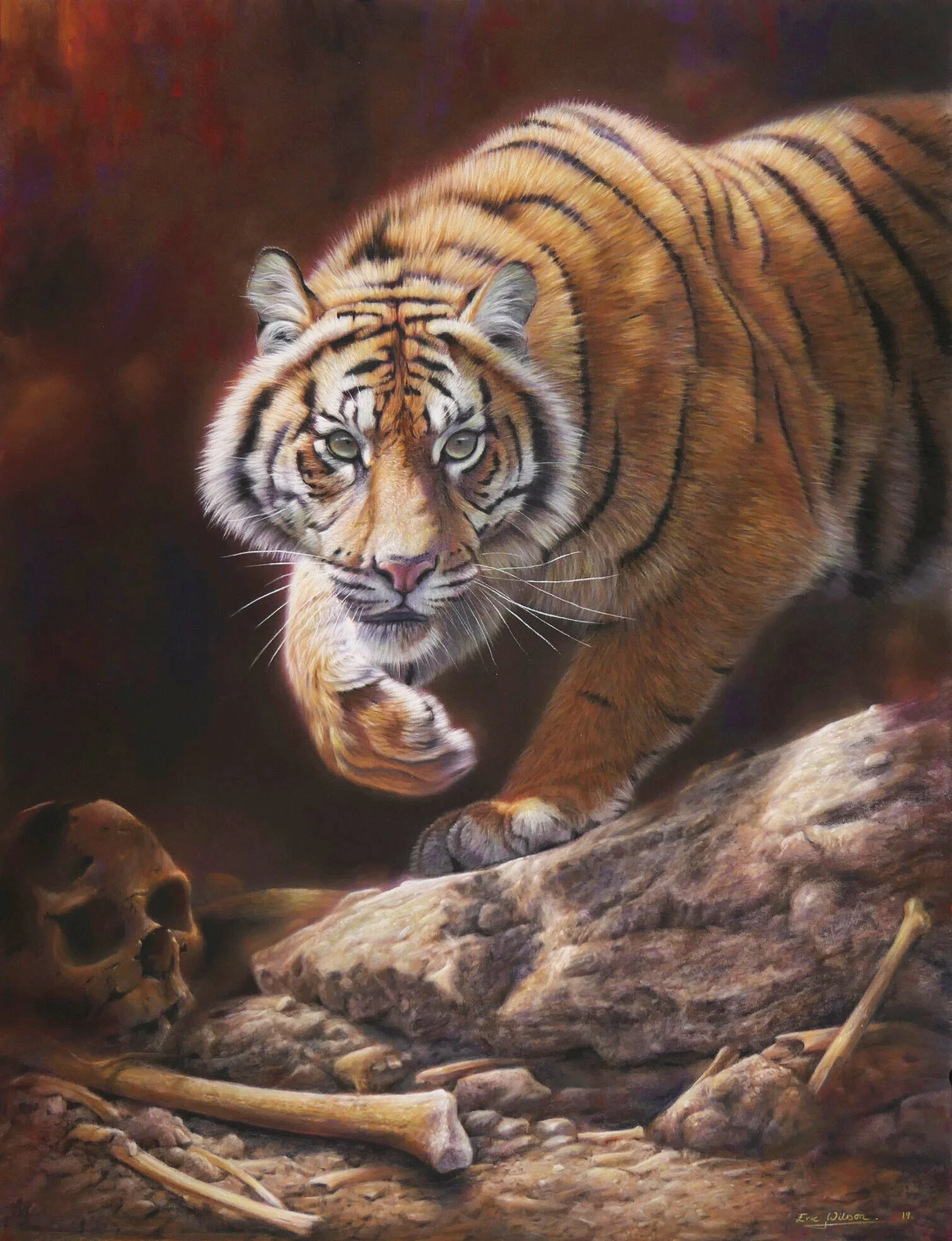 Lair of The Man Eater - Art by Eric Wilson