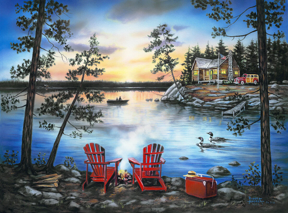 Lakeside Retreat - Art by Robert Andrea