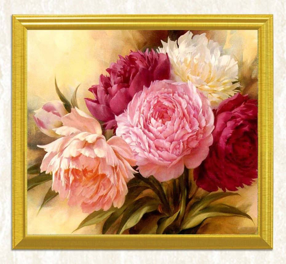 Lavish Flowers DIY Painting