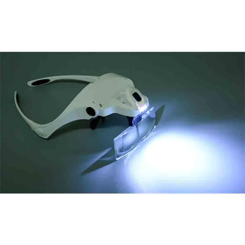 LED Light Headband Magnifier Glass for Painting with Diamonds - Image 4
