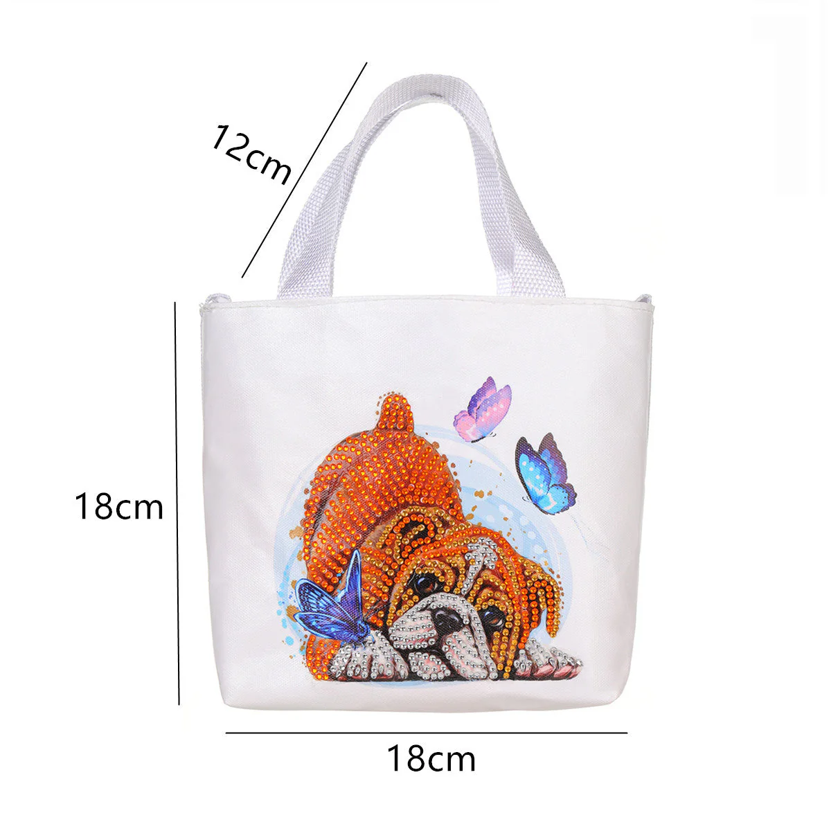 Little Puppy Diamond Painting Tote Bag - Image 5