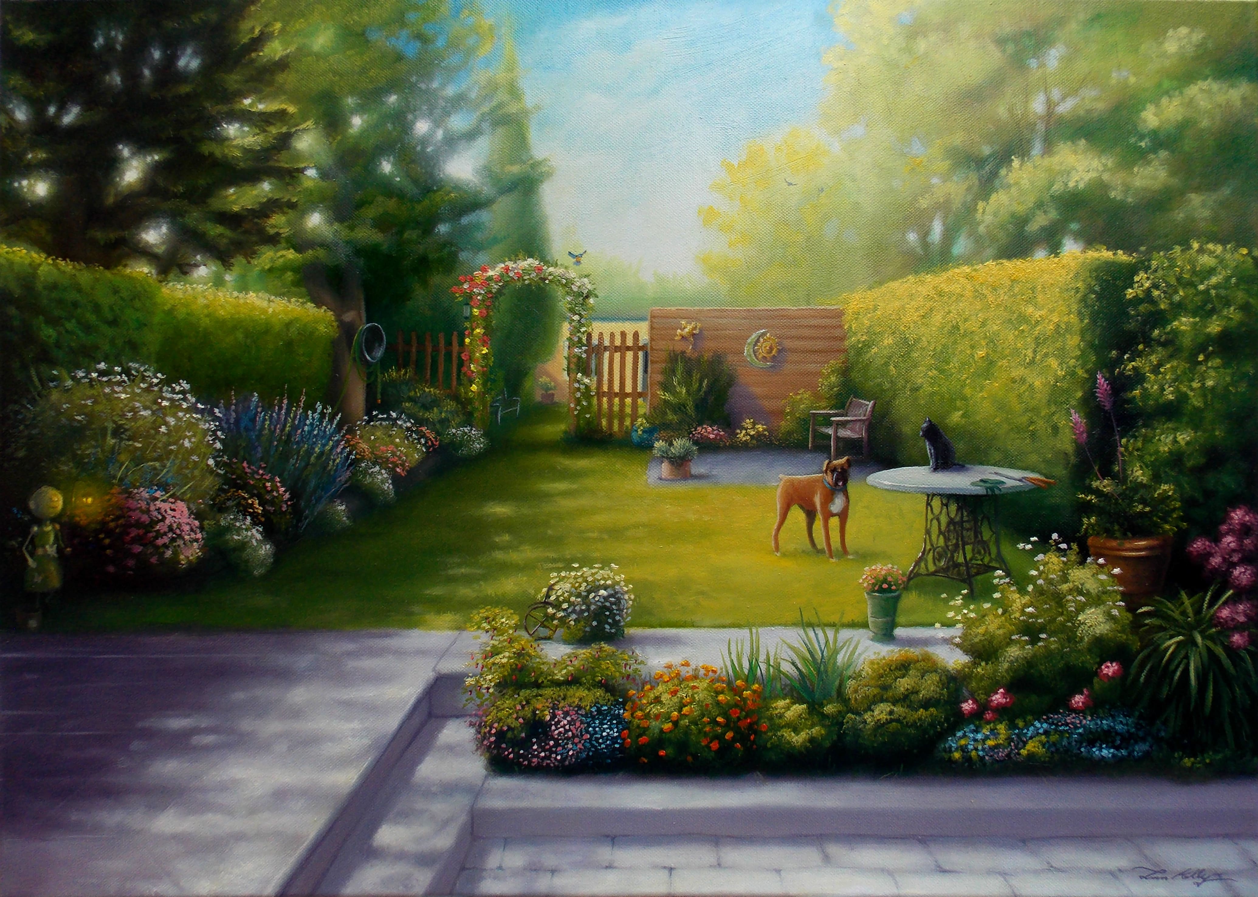 Looking Back - Art by Liam Kelly