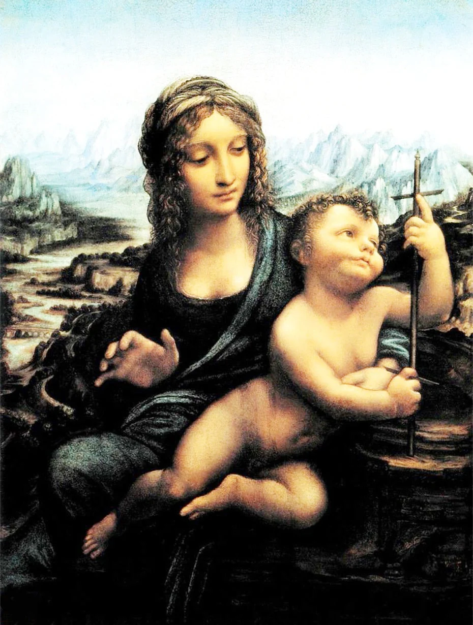 Madonna of the Yarnwinder DIY Diamond Painting