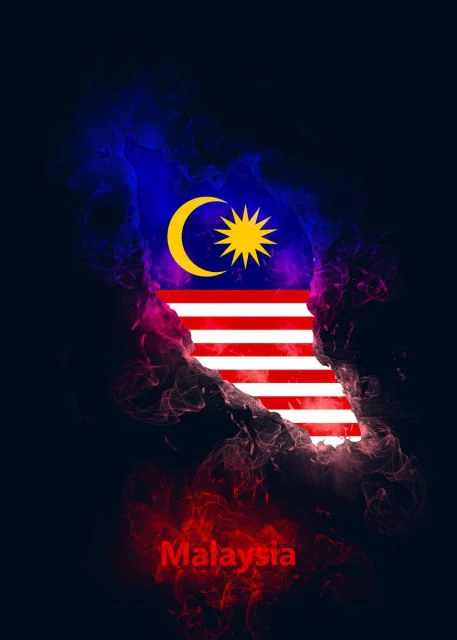 Malaysia Country Map Diamond Painting