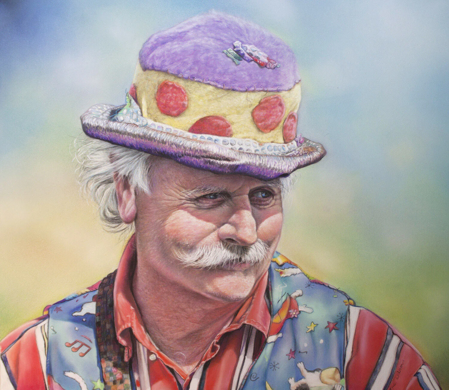 Man in a Funny Hat - Art by Eric Wilson