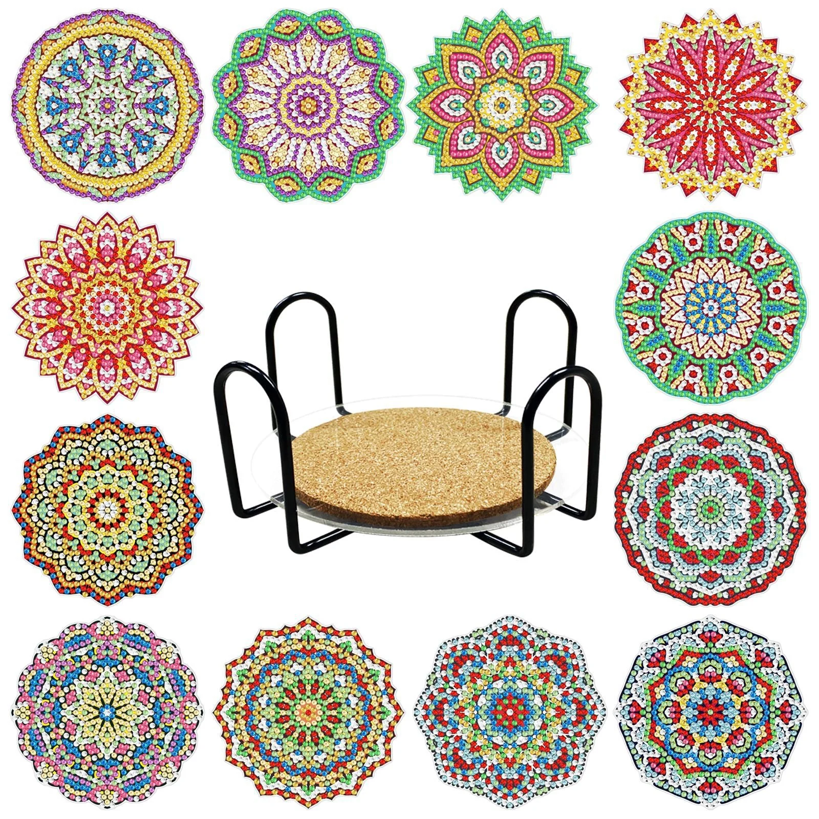 Mandala Diamond Painting Table Coasters