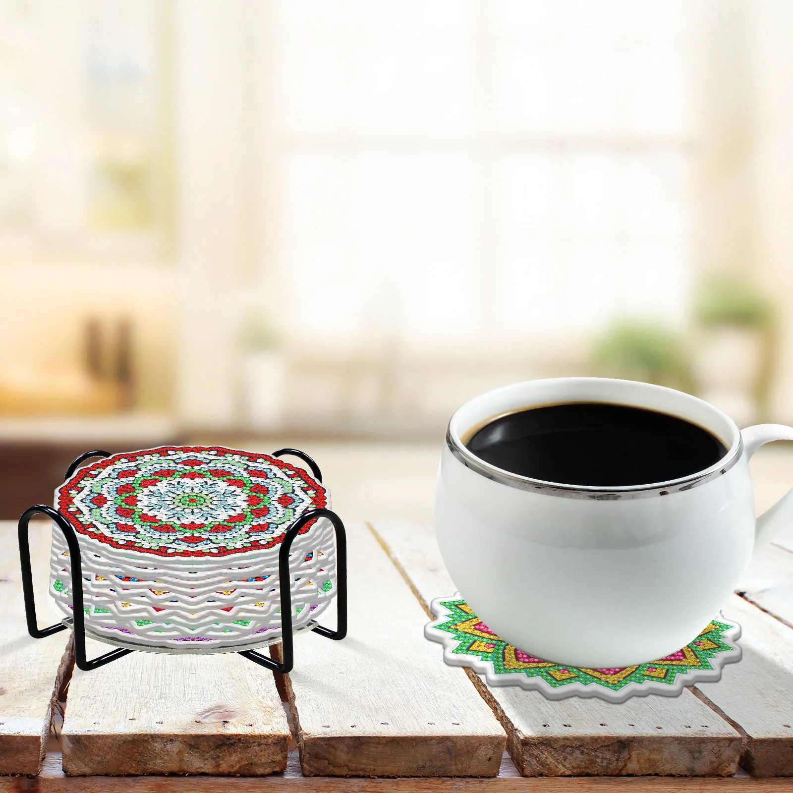 Mandala Diamond Painting Table Coasters - Image 2