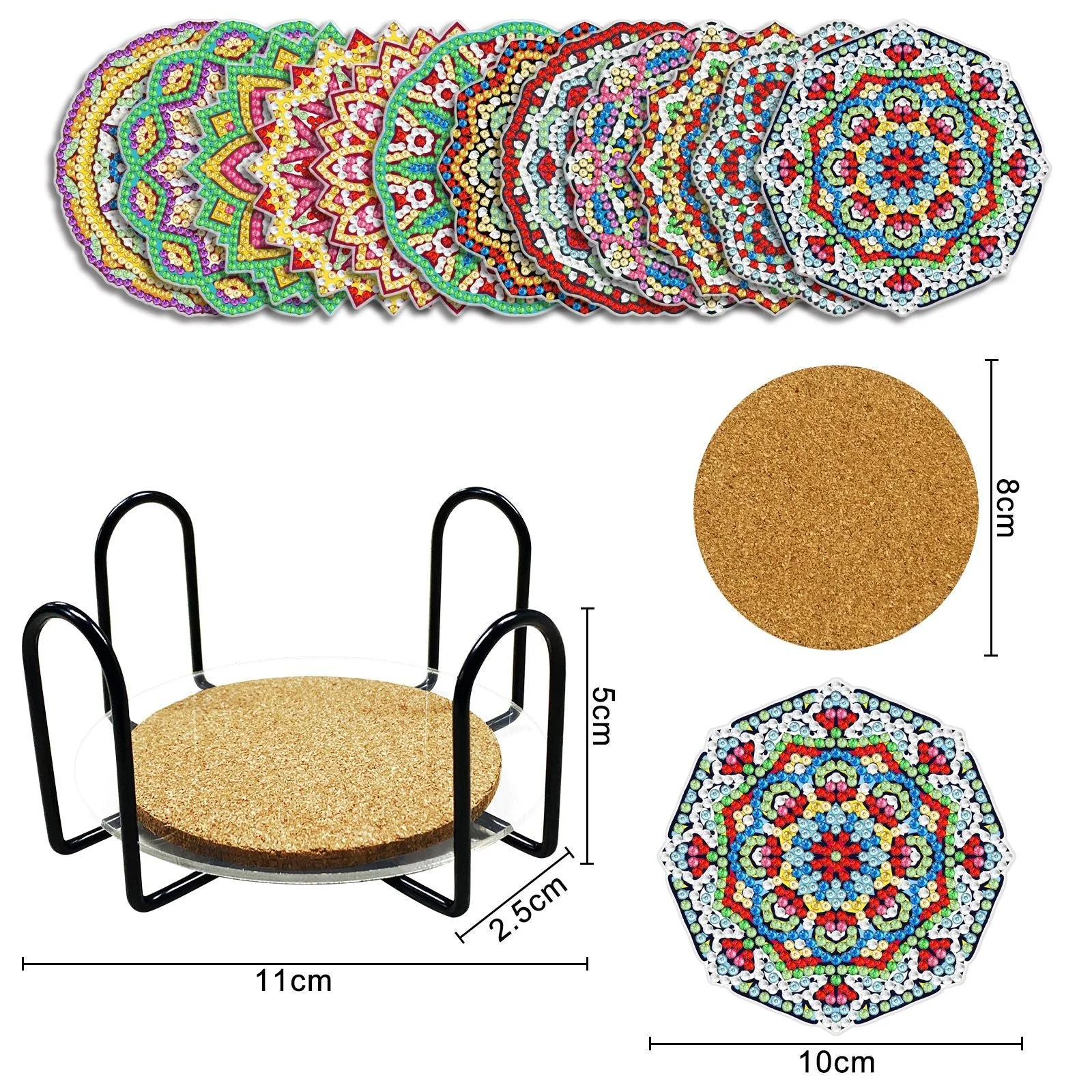 Mandala Diamond Painting Table Coasters - Image 5