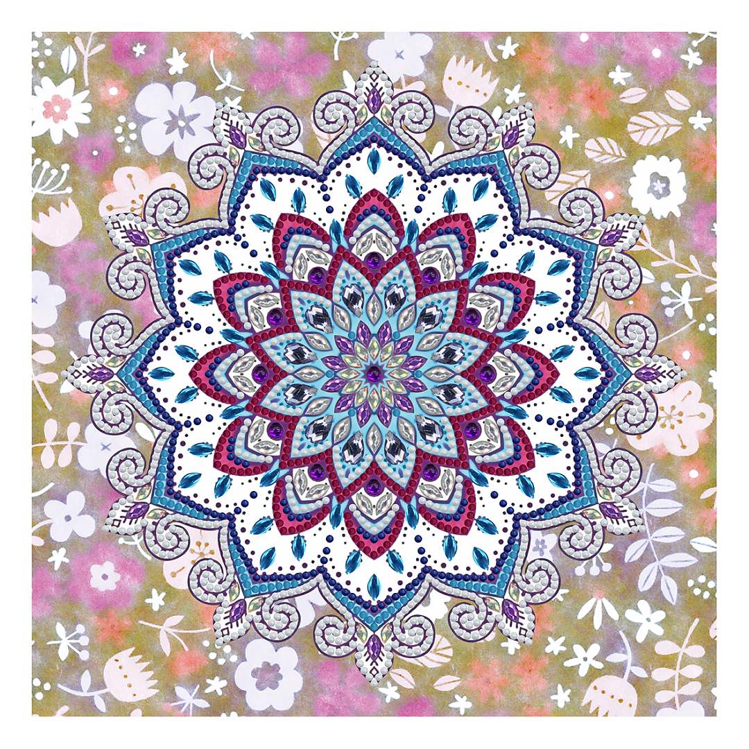 Mandala Glow In The Dark Artistic Diamond Art - Image 5