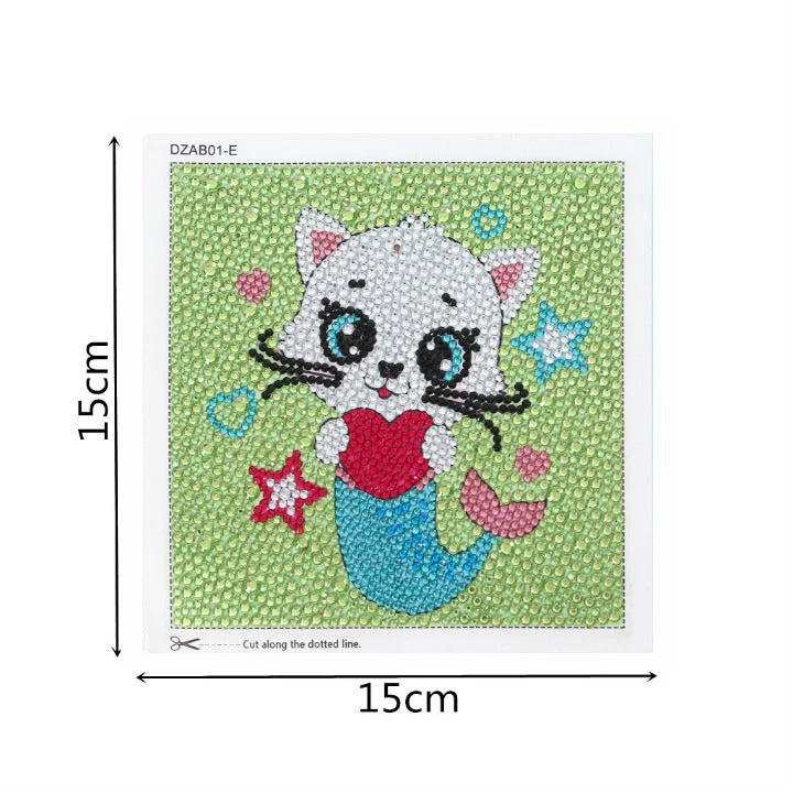 Mermaid Cat - Special Diamond painting - Image 3