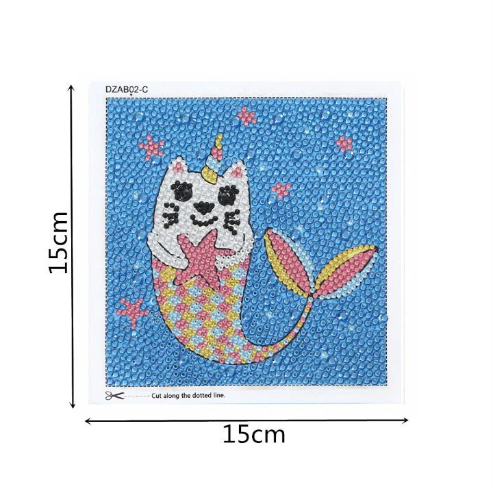 Mermaid Unicorn - Special Diamond painting - Image 4