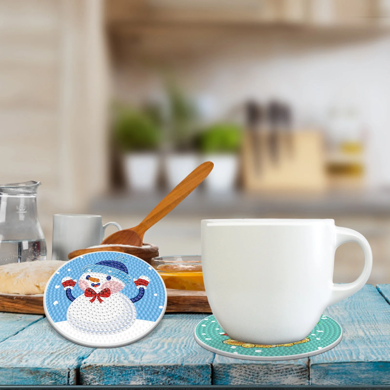 Merry Christmas - Table Coaster Diamond Painting - Image 4
