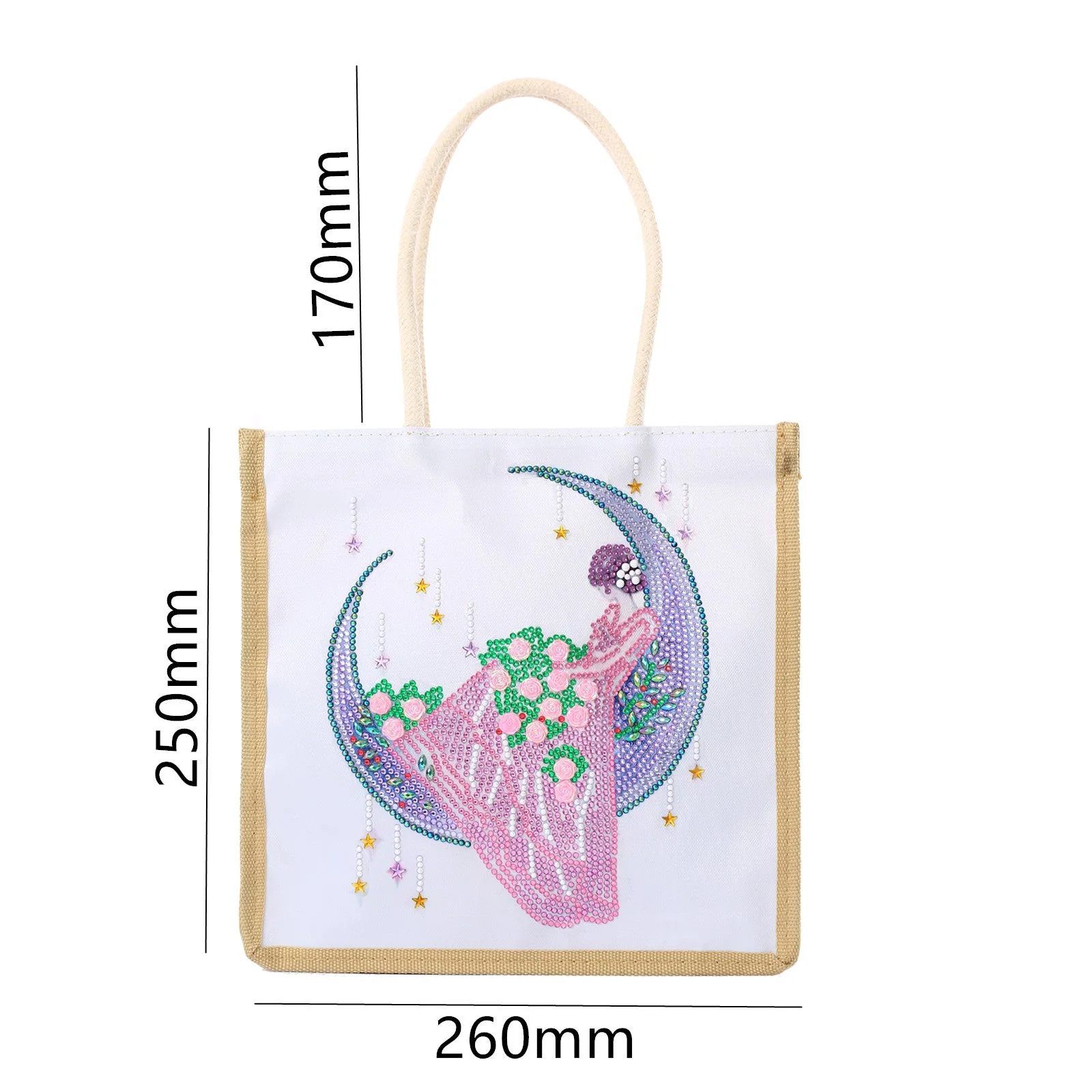 Moon Bride - Diamond Painting Shopping Bag - Image 2