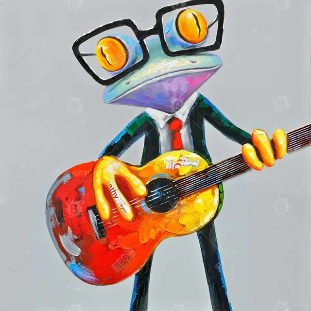 Musician Frog - Diamont Paintng Kit