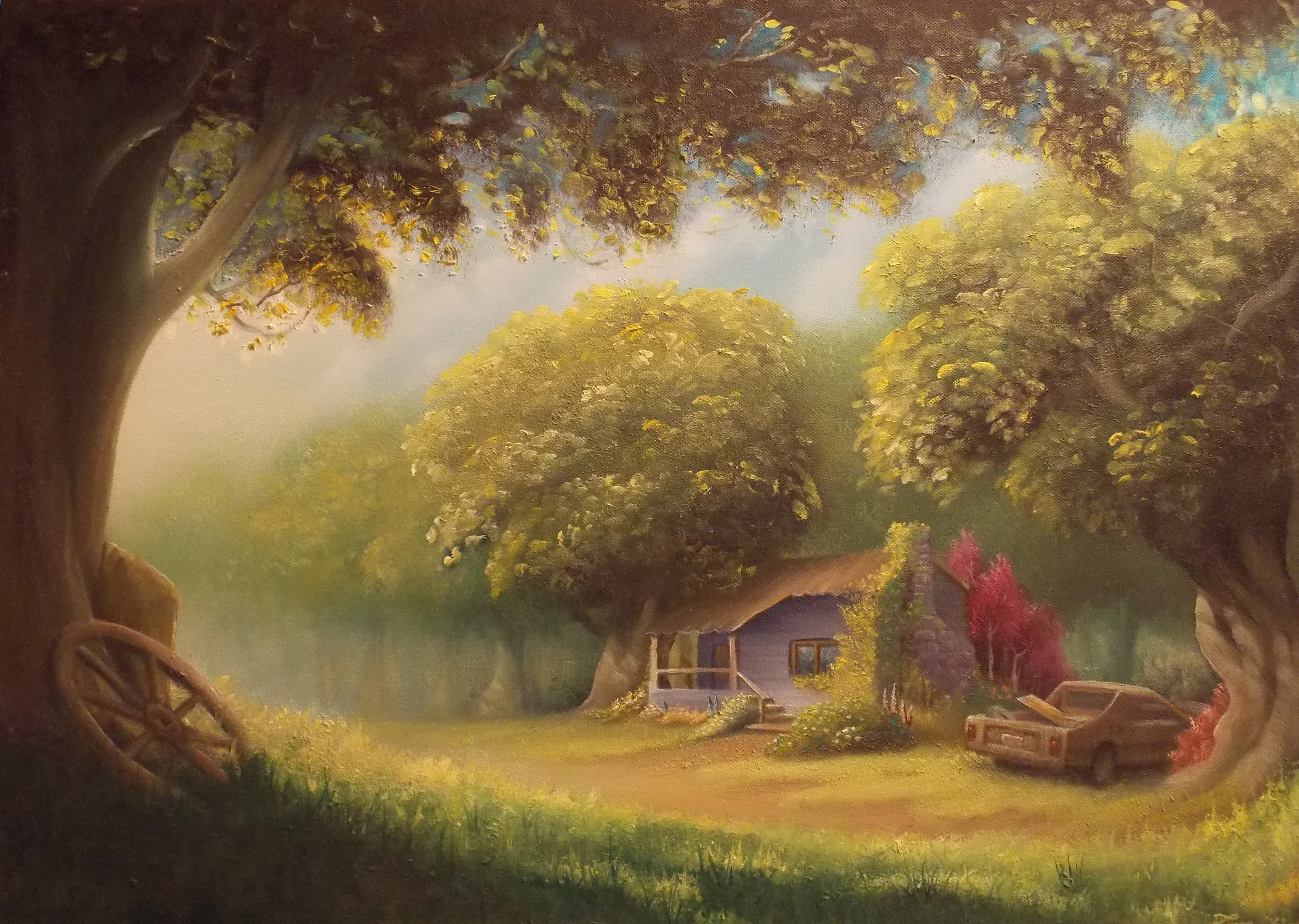 Old Orchard Road - Art by Liam Kelly