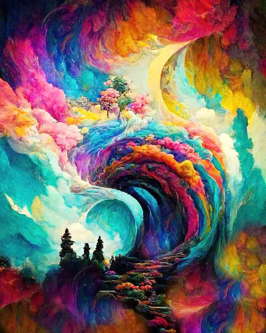 Paths To The Unseen - Paint by Diamonds