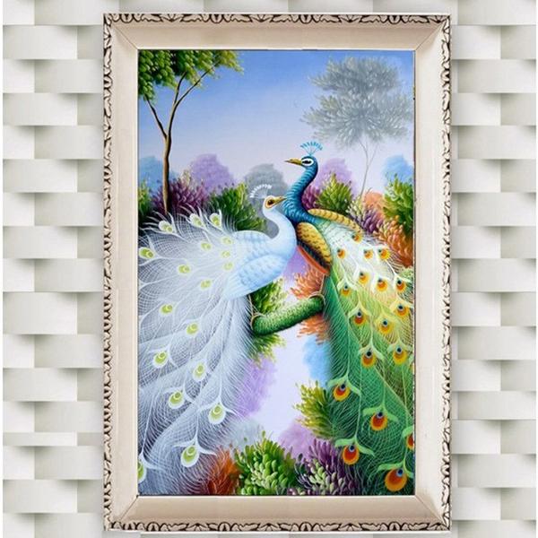 Peacock Pair DIY Diamond Painting - Image 3