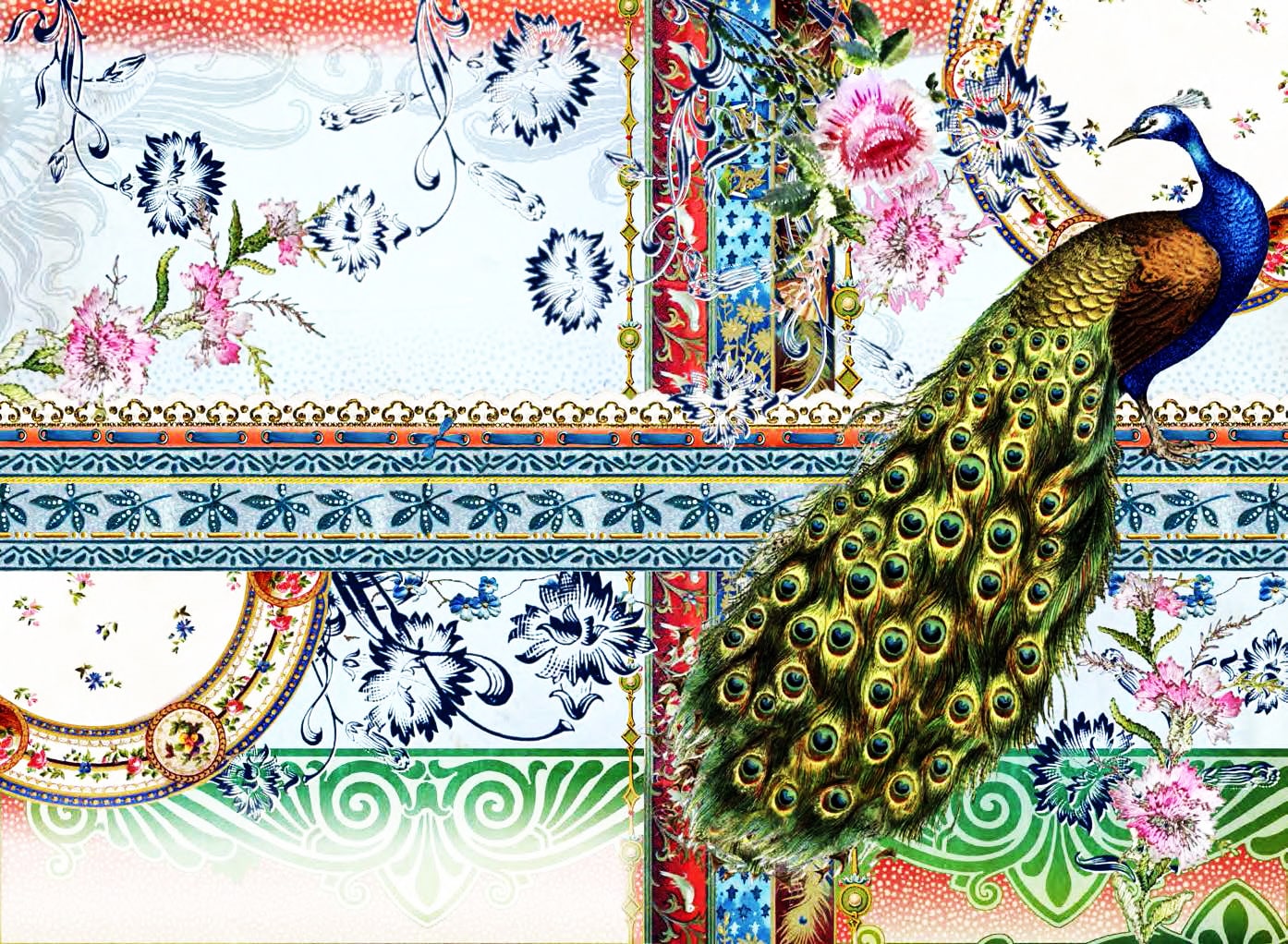 Peacocks I - Art by Barbara Behr