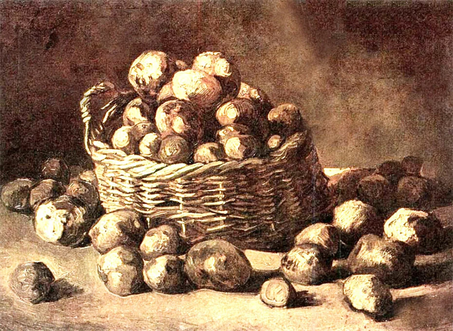 Potatoes in the Basket - Vincent Van Gogh