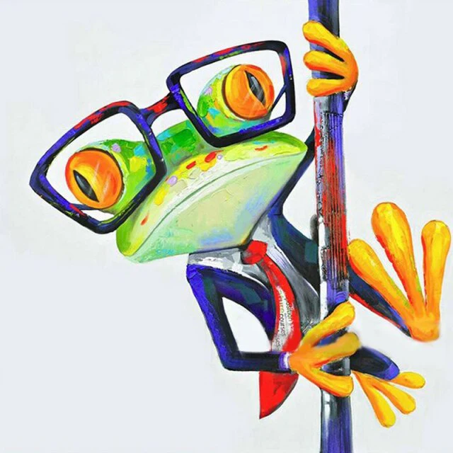 Professor Frog - Diamond Painting