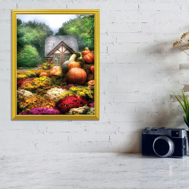 Pumpkin Garden DIY Diamond Painting - Image 2
