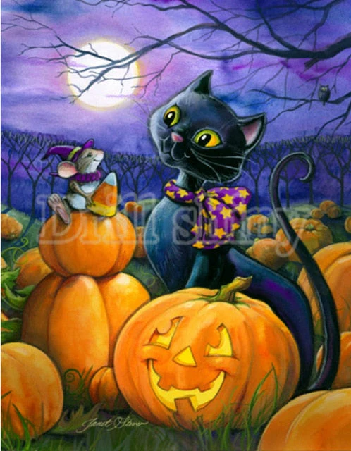 Pumpkins & Halloween DIY Diamond Paintings - Image 7