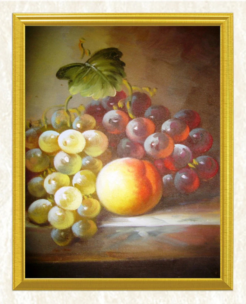 Red & Green Grapes DIY Painting - Image 3