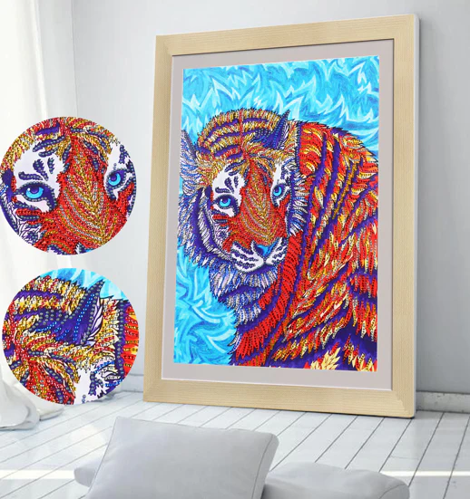 Red Tiger- Special Shape Diamond