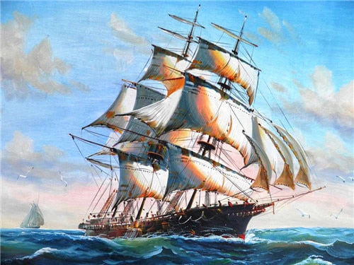 Sailing Ship DIY Diamond Painting - Image 2