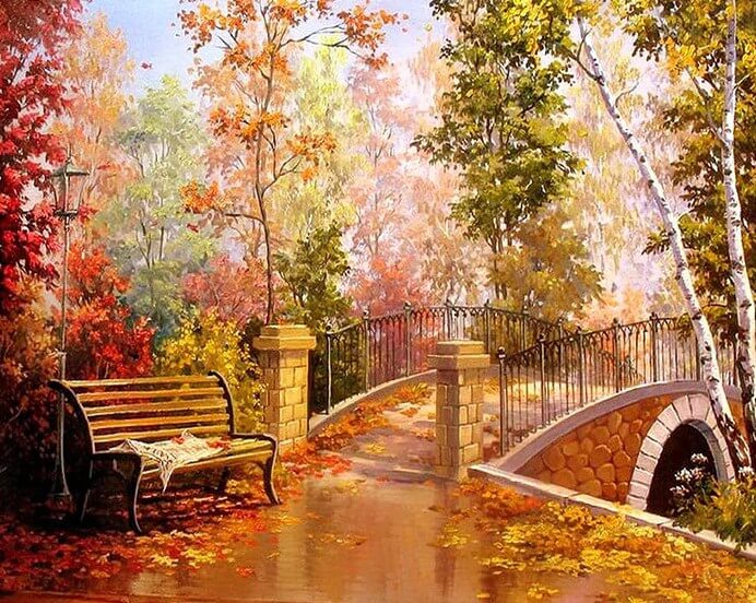 Scenic Bridge Diamond Painting