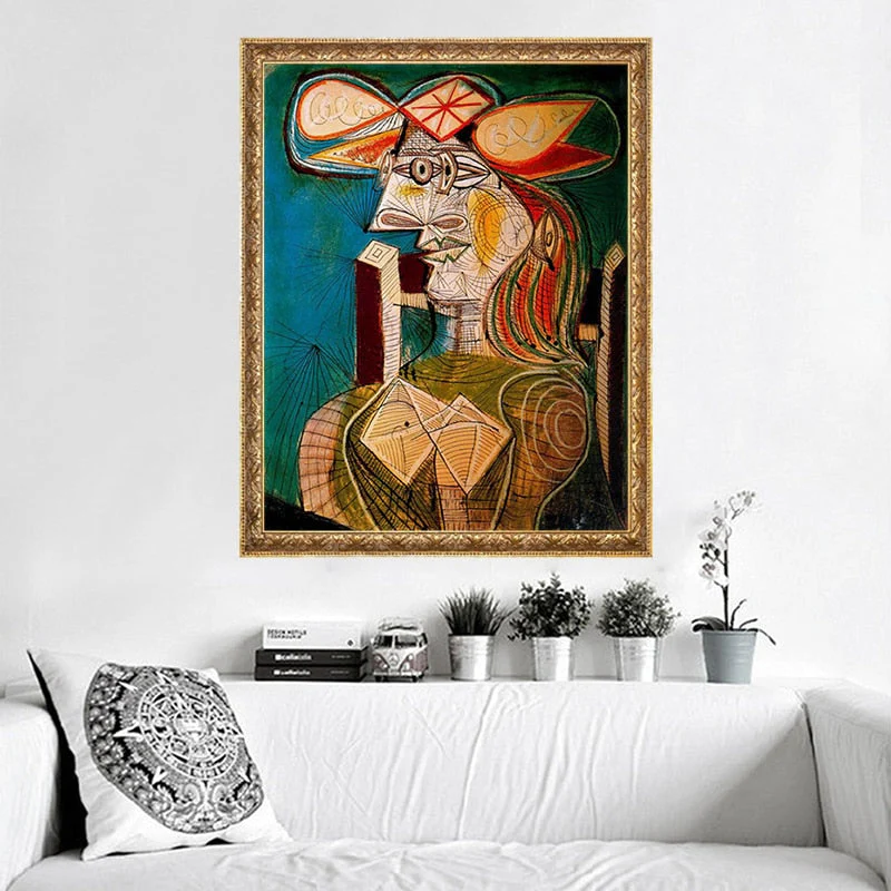 Seated Woman on Wooden Chair - Pablo Picasso - Image 2