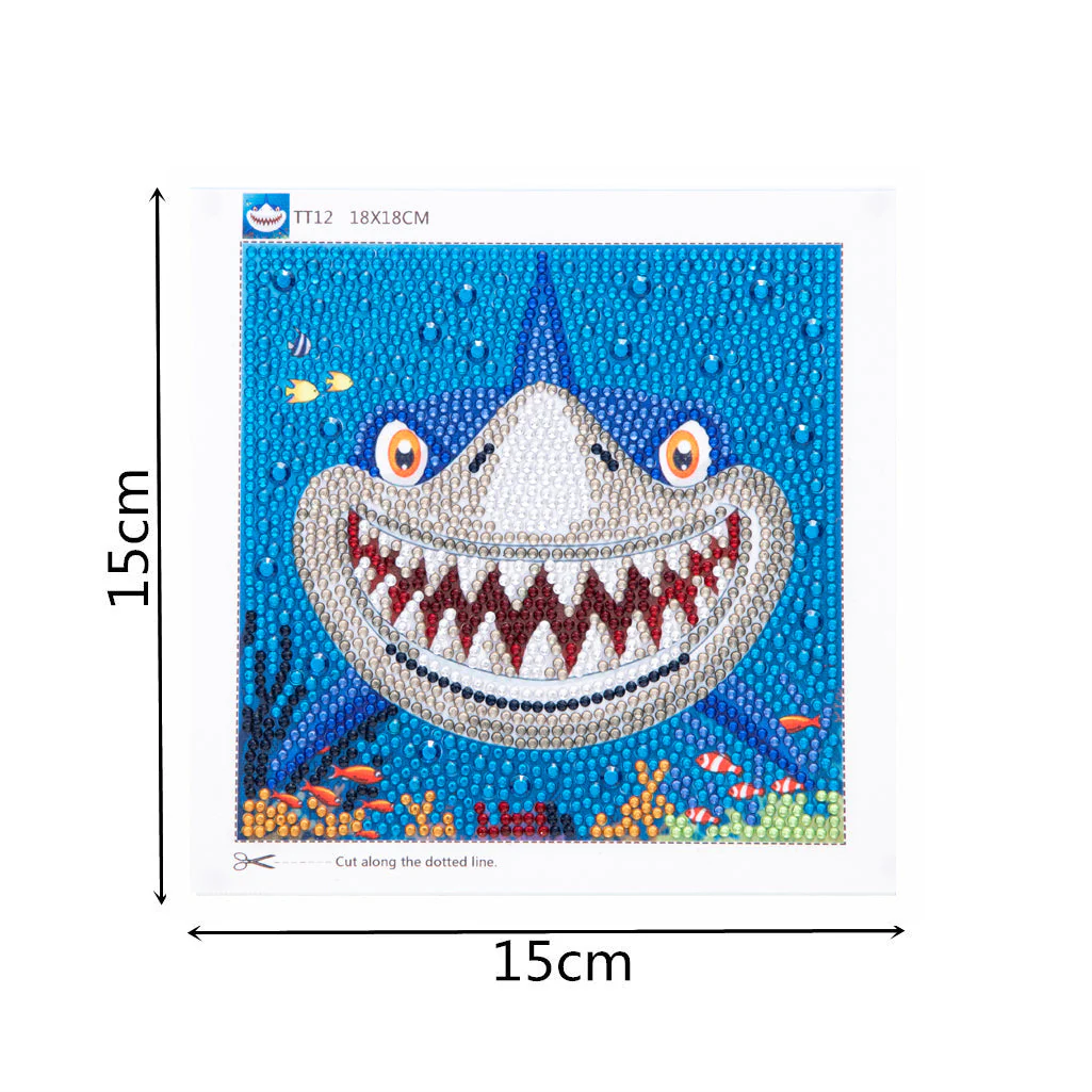 Sharp Teeth Shark - Special Diamond painting - Image 3