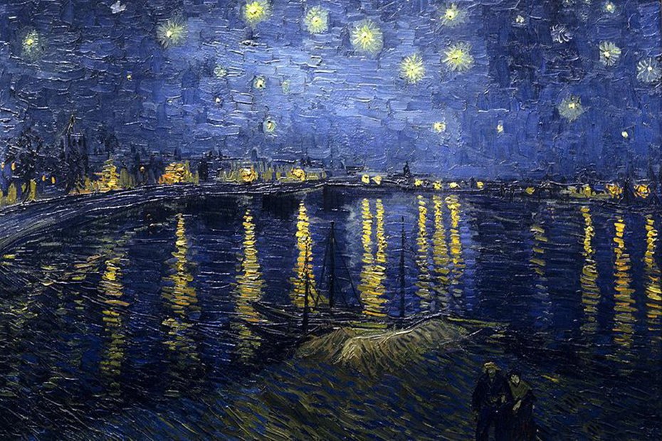 Starry Night Over the Rhone - Van Gogh