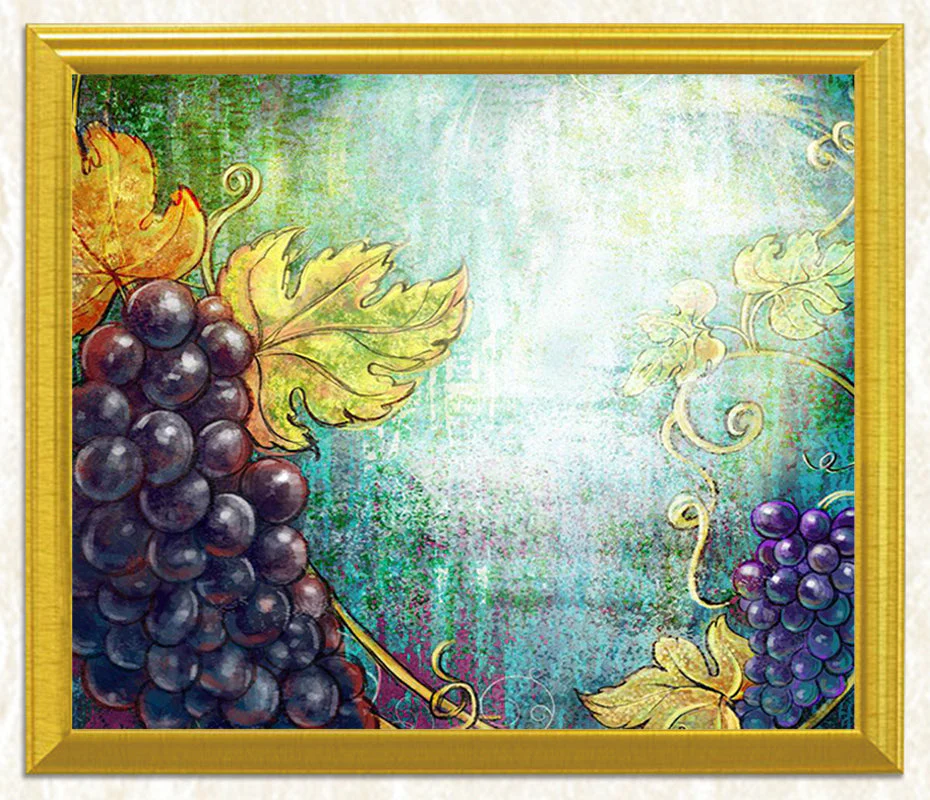 Still Life Grapes DIY Painting - Image 3