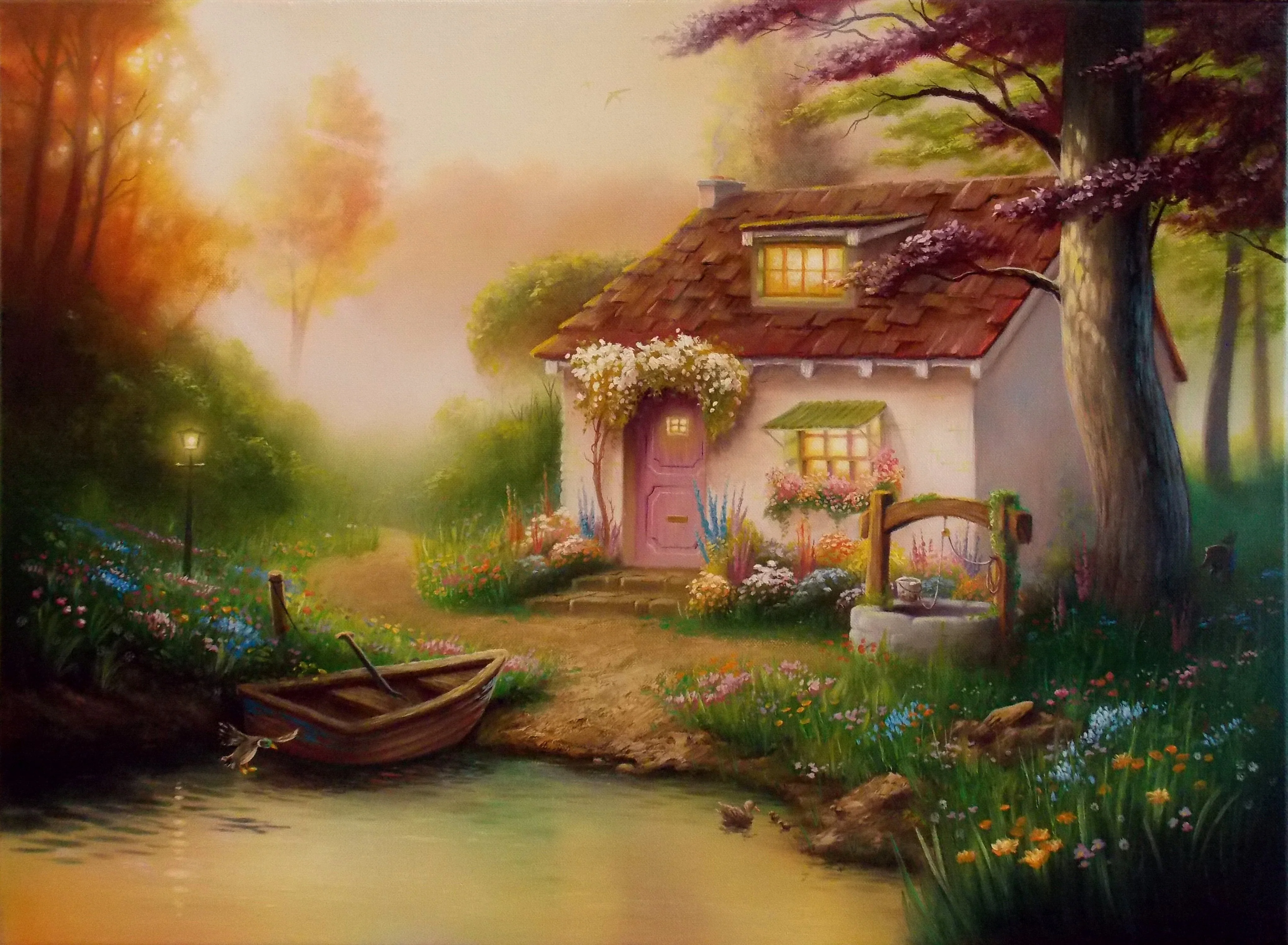Still Morning Pond - Art by Liam Kelly