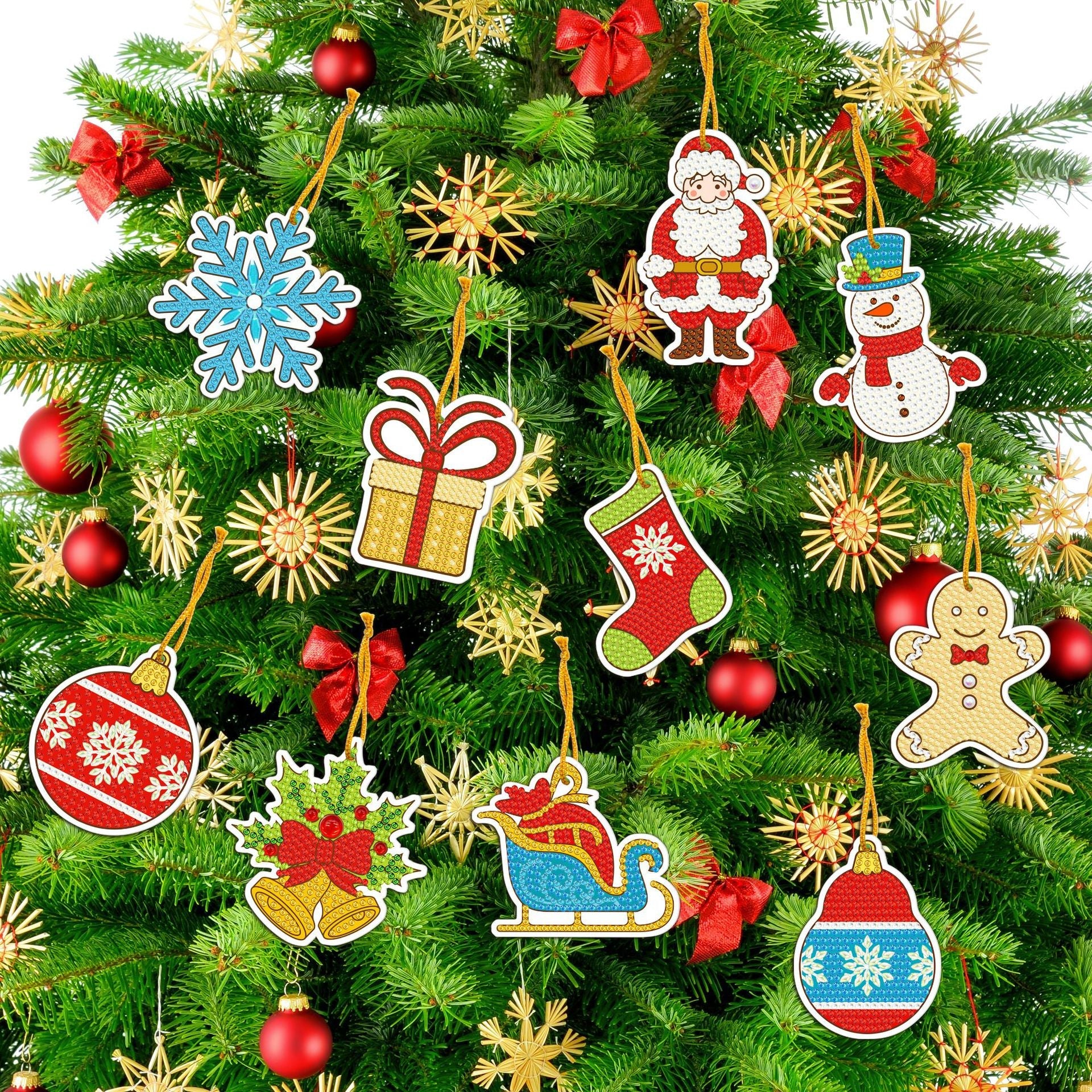 String of Christmas Charms - Paint by Diamonds - Image 3