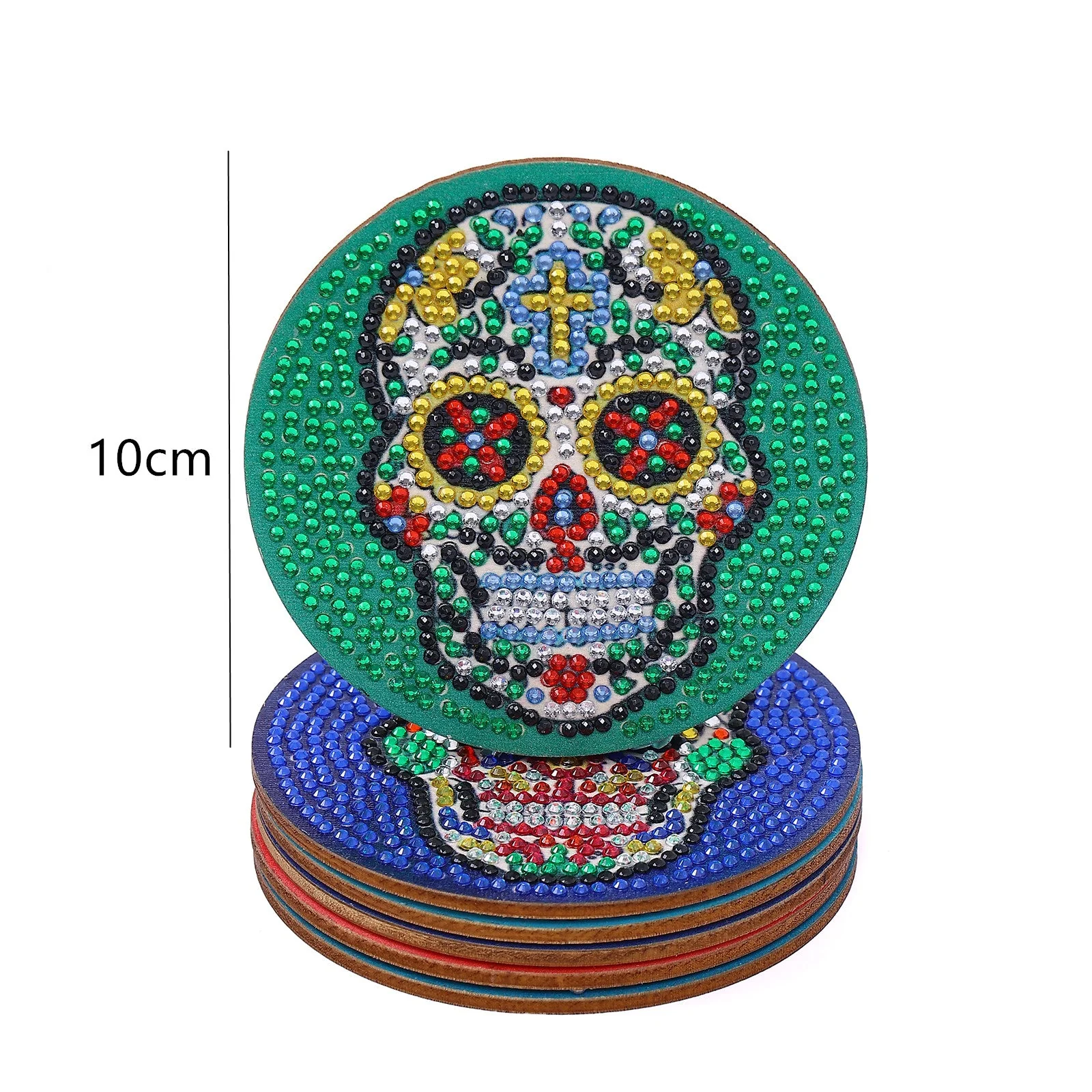 Sugar Skull Diamond Painting Coasters - Image 3