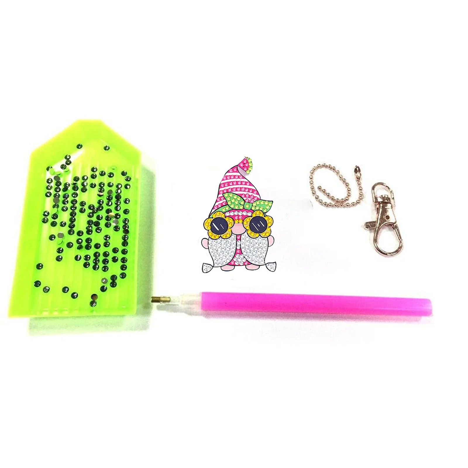 Summer Gnome - Diamond Painting Keychains - Image 5