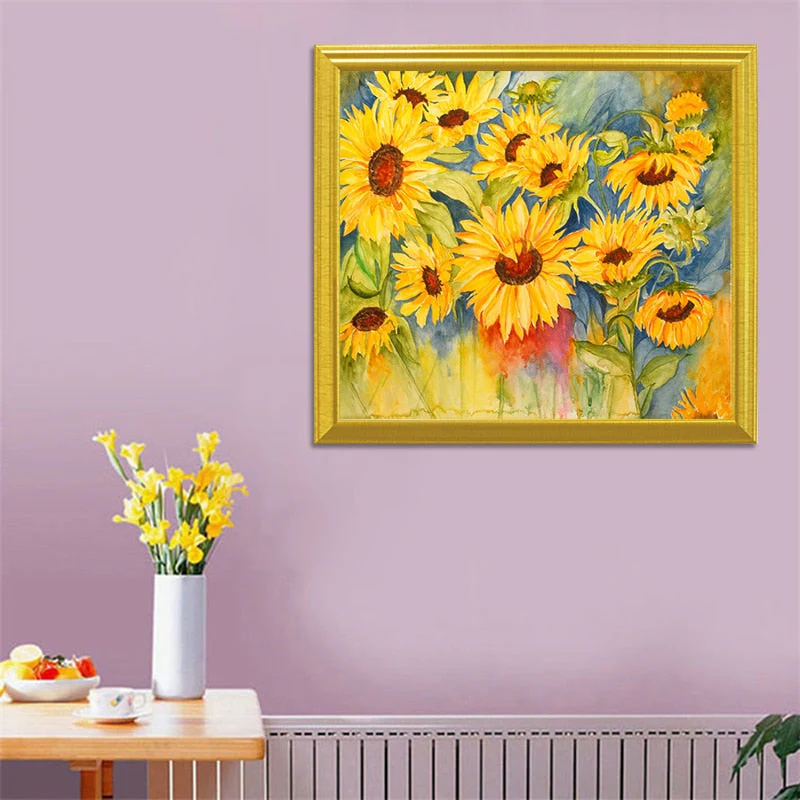 Sunflowers DIY Diamond Painting - Image 2