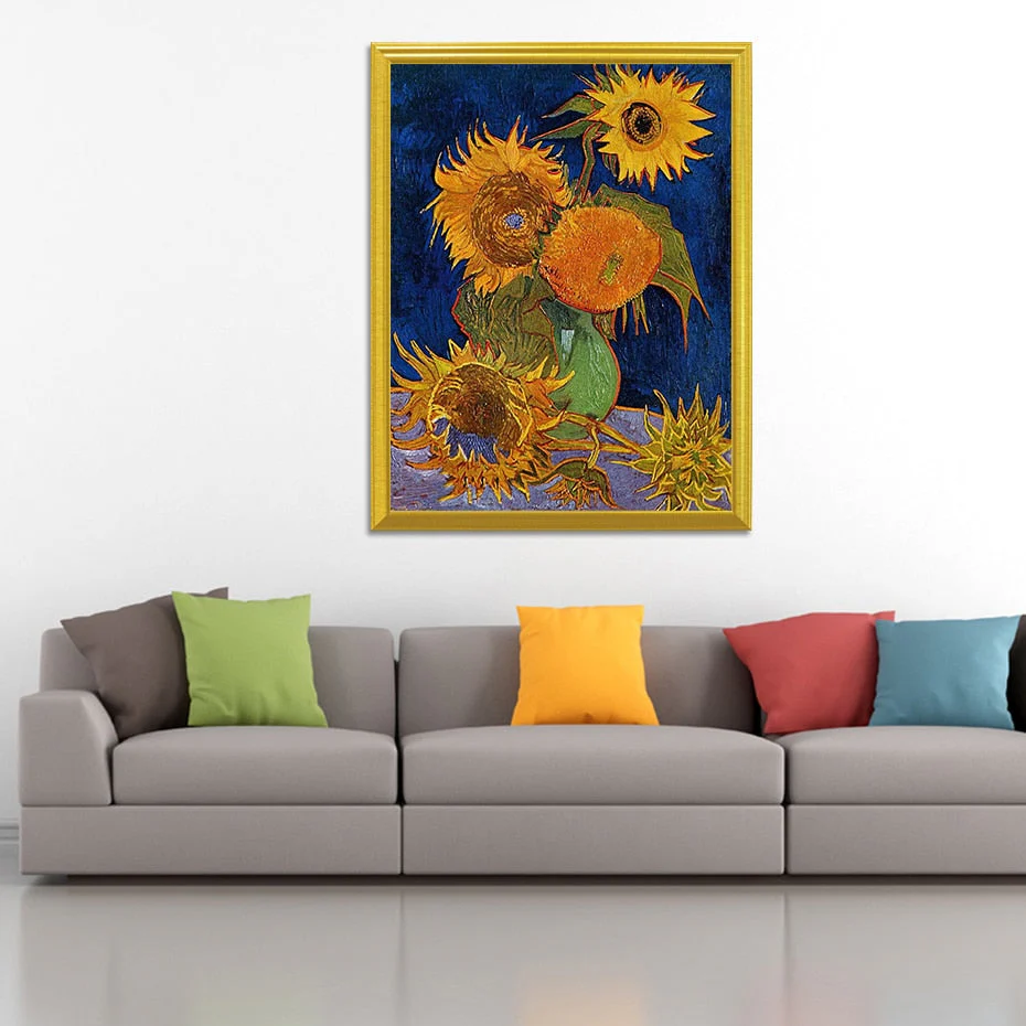 Sunflowers - Vincent Van Gogh - Image 2